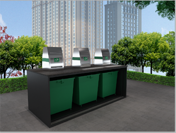 3300L地埋垃圾箱